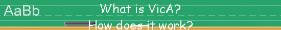What is VicA? 
 How does it work?